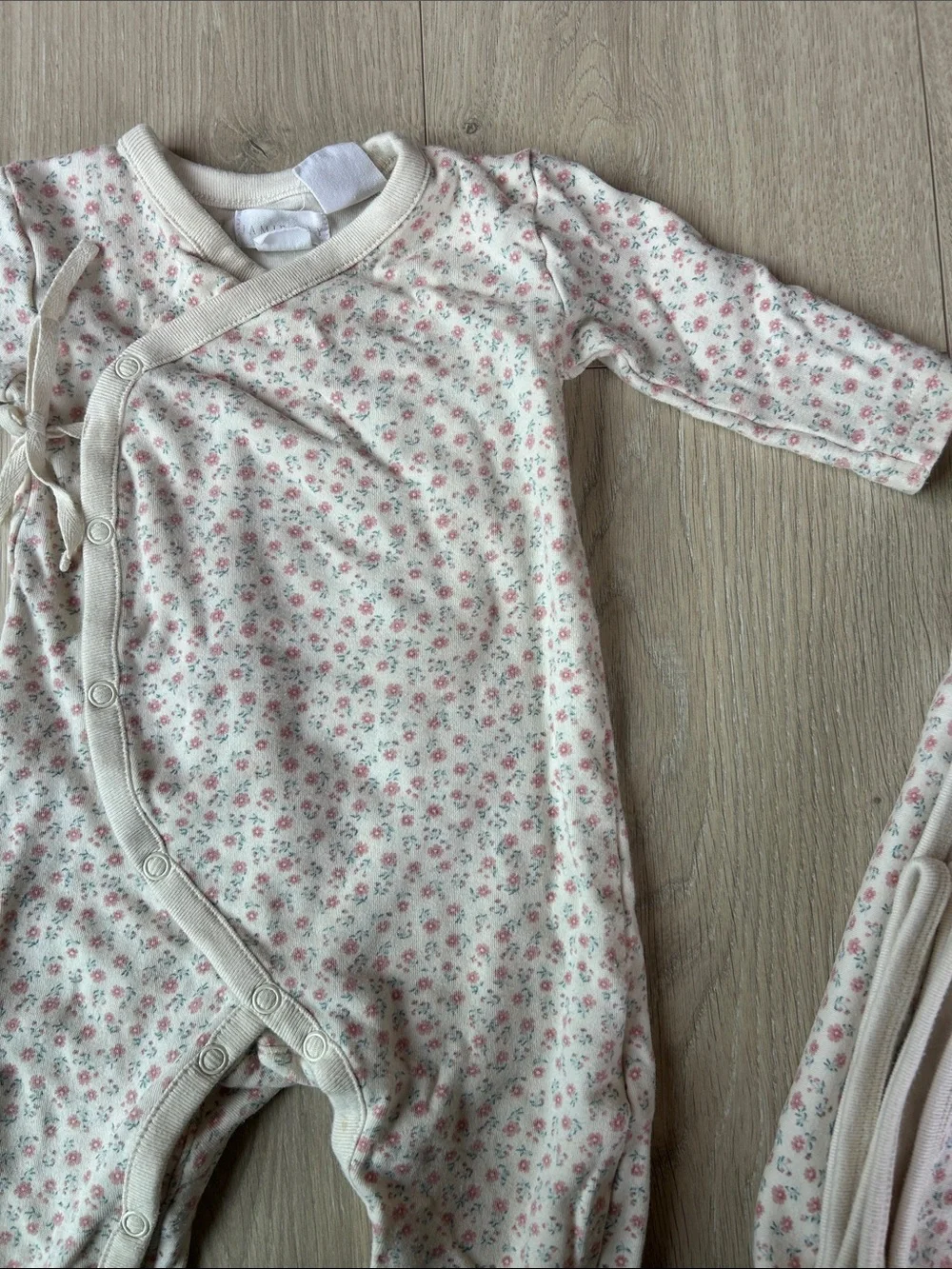 Jamie Kay Floral Pink Baby One-Piece Romper and blanket set